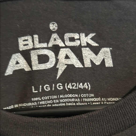 DC Black Adam Tee - Black and Yellow - Picture 3 of 4